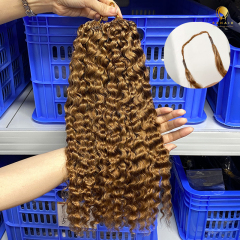 #30 - Burmese Curly 100% Crochet human hair For Braiding