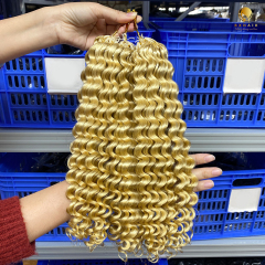 #613 - Deep wave 100% Crochet human hair For Braiding