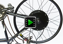 26 inch 1500w rear hub motor - electric bike conversion kit video