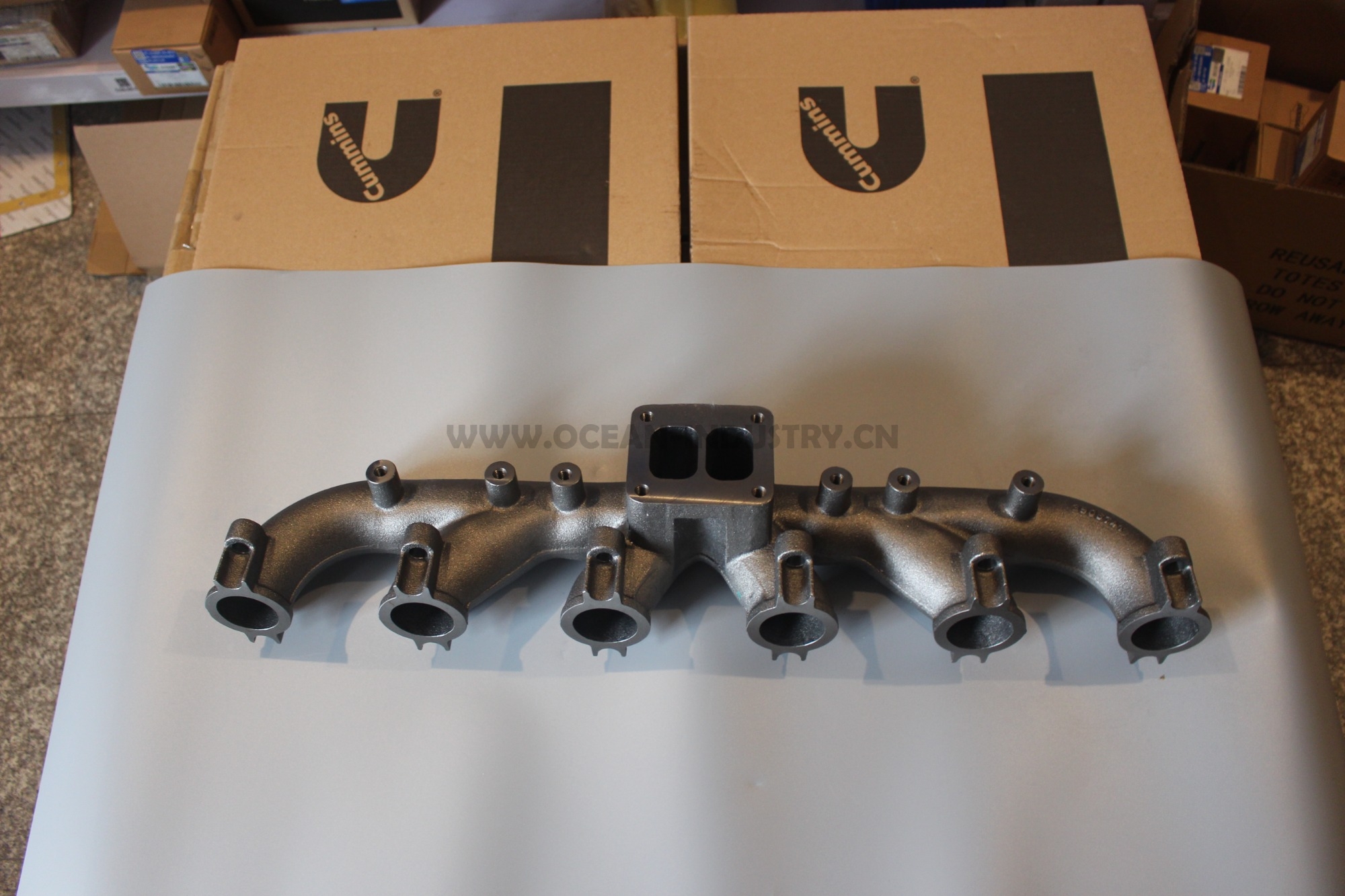 3906741 exhaust branch pipe for L9.3 6D114 QSL9.3