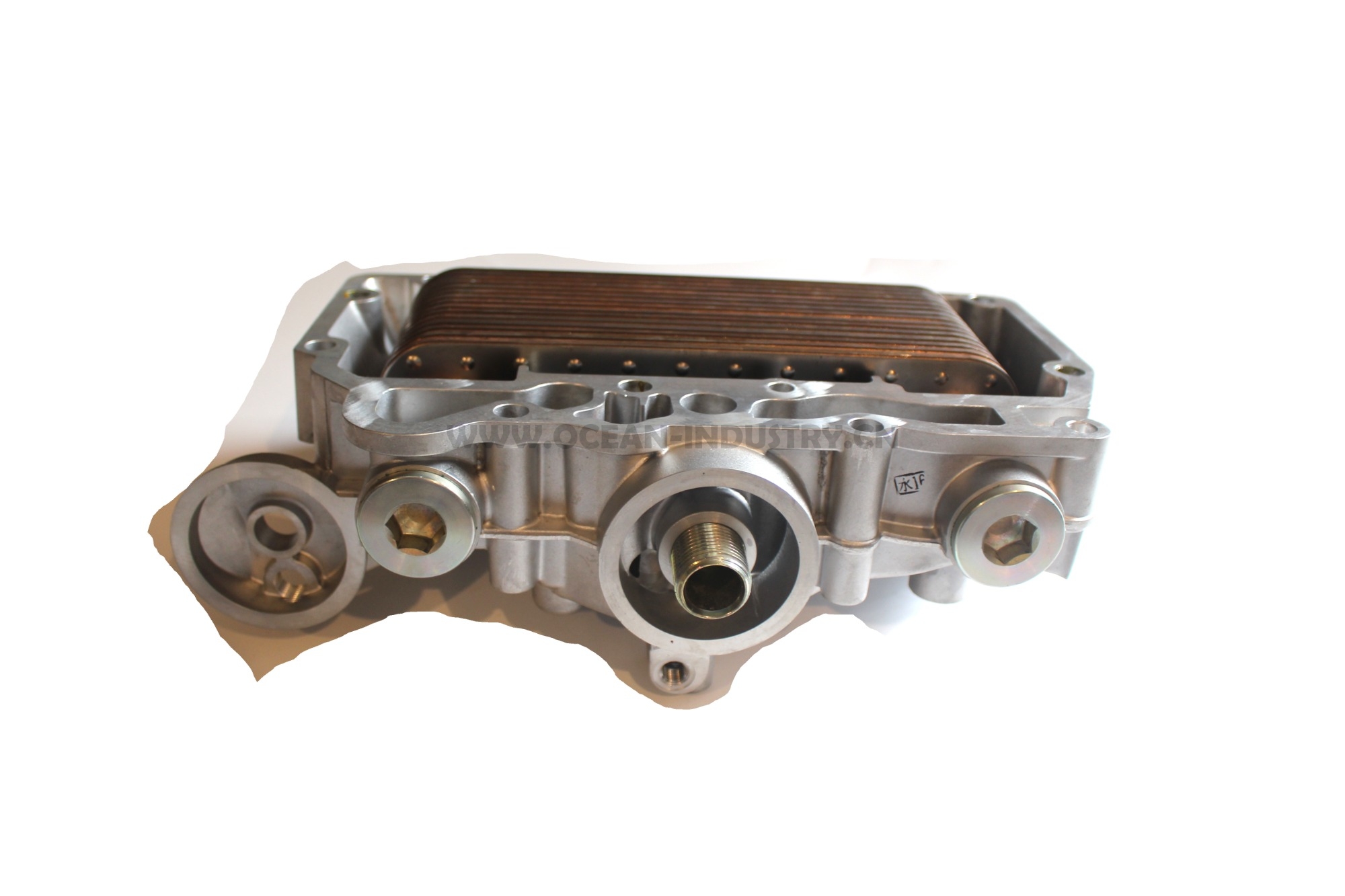 D7D D7E Oil cooler assembly