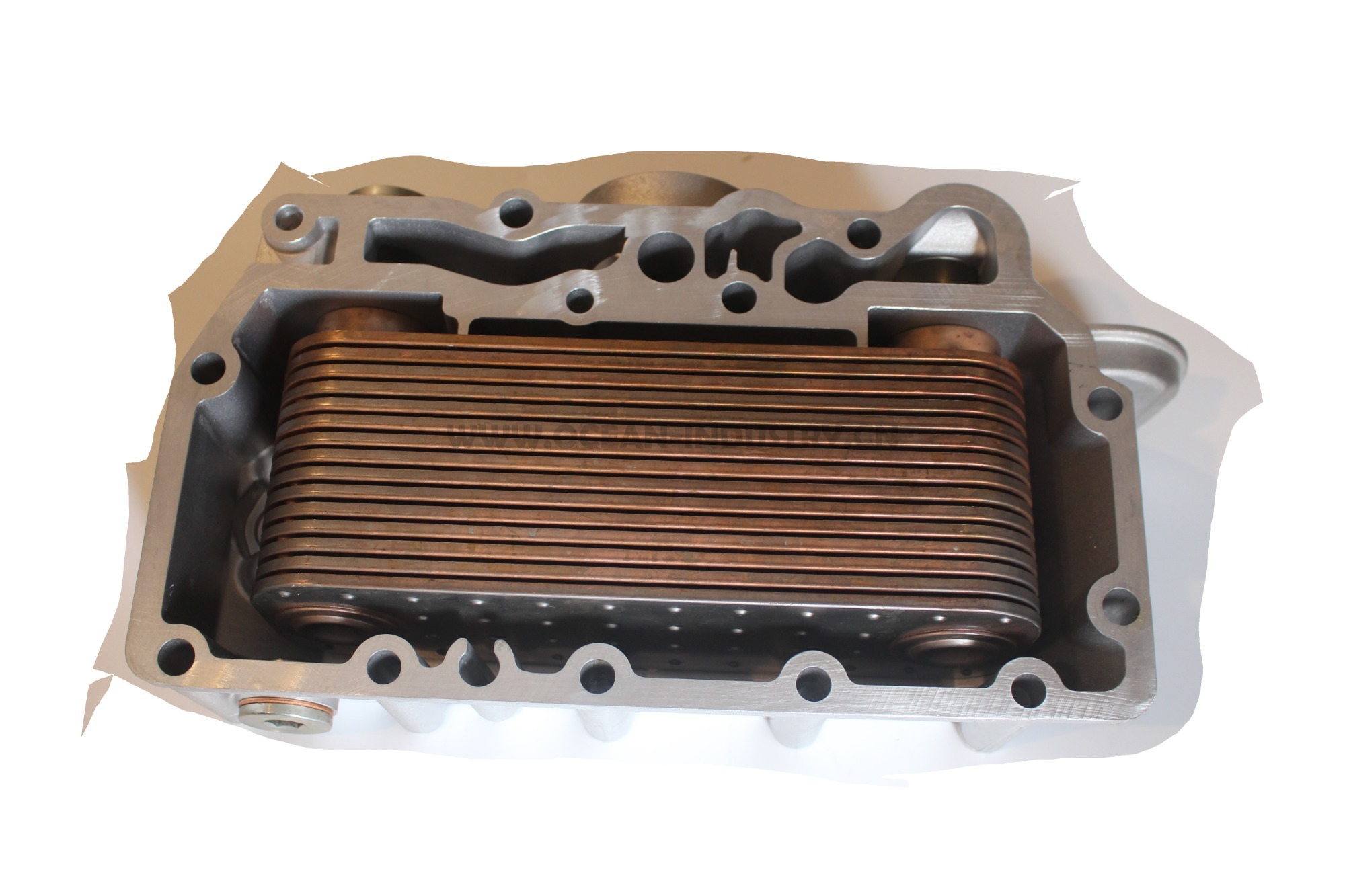 D7D D7E Oil cooler assembly