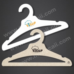 Manufacturers customized paper hangers environmental protection cardboard hangers pet hangers biodegradable clothing printed paper hangers