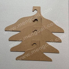 Nature color clothing cardboard hanger