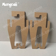 Manufacturers custom-made environmentally friendly kraft paper shoe hooks FSC degradable recycled paper hooks color cardboard shoe hooks