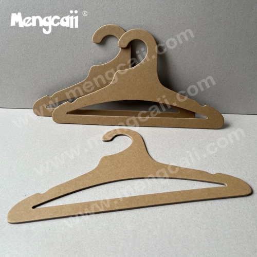 Manufacturers custom kraft paper hangers eco friendly degradable cardboard hangers clothing paper hangers