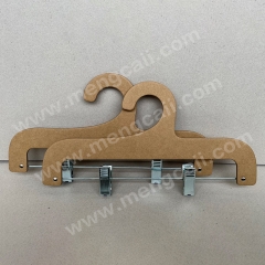 Manufacturers custom clothing paper pants clip eco protection reusable cardboard hanger adult with clip cardboard pants rack