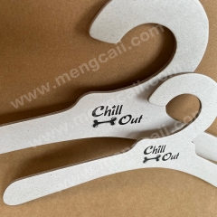 Mengcaii Eco-friendly fashion paper Pets cardboard hanger for clothes