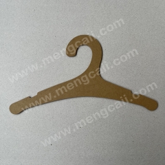 Custom children's clothing cardboard hanger eco friendly degradable paper hook children's color printing paper hanger