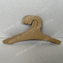 Custom children's clothing cardboard hanger eco friendly degradable paper hook children's color printing paper hanger