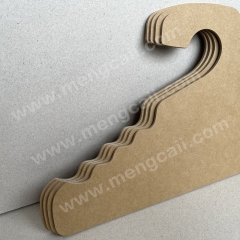 Custom motorcycle clothing paper hanger eco friendly degradable paper hanger charge clothing cardboard hangers