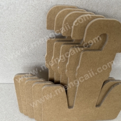 Manufacturers custom kraft paper shoe hook eco degradable color paper shoe hook one word slipper cardboard hook