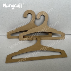 Manufacturer custom clothing paper hanger eco-friendly degradable pants hanger cardboard hanger
