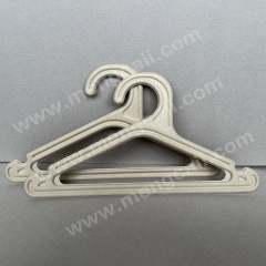 Garment paper - plastic hangers, environmental - friendly, degradable paper bracket hook, eco friendly FSC pulp hangers