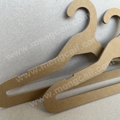 Manufacturers Wholesale Clothing Degradable Paper Hangers Eco-friendly Eco-Recyclable Cardboard Hangers FSC Paper Pants Hangers