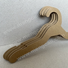 Manufacturers custom children's clothing eco-friendly paper hangers degradable cardboard ecological hangers FSC paper hangers