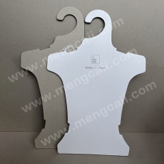 Kitchen apron cardboard hangers FSC eco-friendly degradable paper hangers
