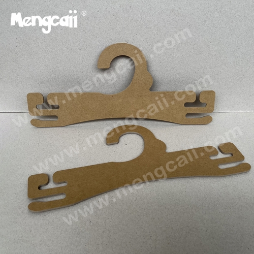 Manufacturer's custom clothing underwear paper hanger FSC environmental degradable bra cardboard hanger underwear paper support