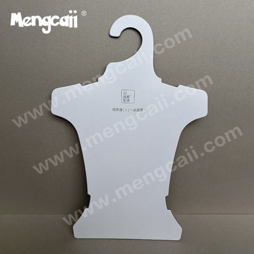 Kitchen apron cardboard hangers FSC eco-friendly degradable paper hangers