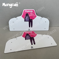 Manufacturer custom Costco clothing cardboard hangers Eco friendly degradable Pekkle FSC paper hook