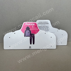 Manufacturer custom Costco clothing cardboard hangers Eco friendly degradable Pekkle FSC paper hook