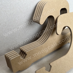 Manufacturers customized car floor MATS paper hooks environmentally friendly degradable cardboard hangers FSC clothes support hanging rack