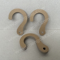 Manufacturers wholesale paper question mark hook environmental degradable cloth paper hook FS recyclable sock board