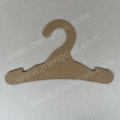 Manufacturers customized clothing children's paper hangers eco friendly degradable paper children's clothes hangers FSC baby children's cardboard clothes hanging
