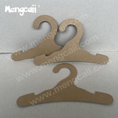 Manufacturers customized clothing children's paper hangers eco friendly degradable paper children's clothes hangers FSC baby children's cardboard clothes hanging