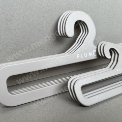 Manufacturers customized baby clothing cardboard hangers environmentally friendly degradable children's clothes paper hooks FSC paper hangers