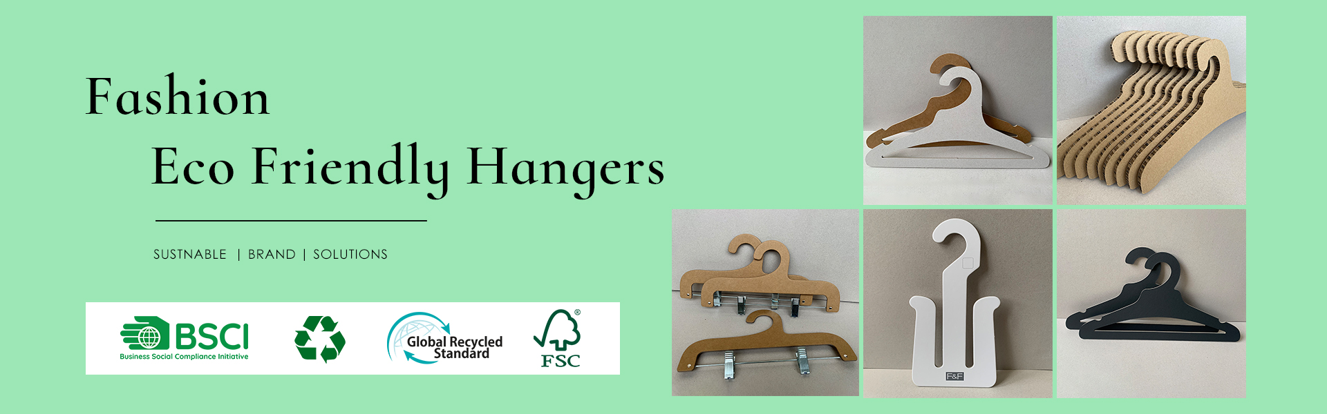 Fashion Eco Friendly Cardboard hangers