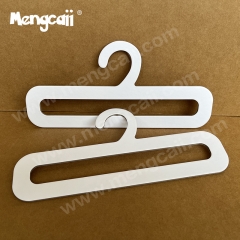 Manufacturer customized scarf white paper hanger Eco friendly biodegradable FSC kraft paper towel cardboard hangers