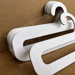 Manufacturer customized scarf white paper hanger Eco friendly biodegradable FSC kraft paper towel cardboard hangers