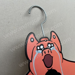 Custom cartoon paper hanger environmentally friendly biodegradable celebrity paper clothes hook FSC Japanese character portrait paper hook