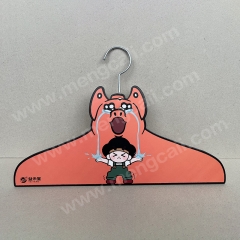 Custom cartoon paper hanger environmentally friendly biodegradable celebrity paper clothes hook FSC Japanese character portrait paper hook