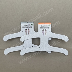 Costco cardboard hangers made from renewable paper are 100% recyclable and biodegradable, eco-friendly and suitable for supermarket clothing display