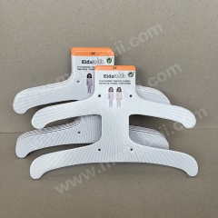 Costco cardboard hangers made from renewable paper are 100% recyclable and biodegradable, eco-friendly and suitable for supermarket clothing display