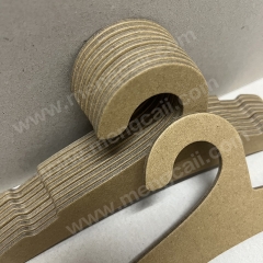 Manufacturers customized 18cm pet clothes paper hanger biodegradable doll paper hanger FSC renewable cardboard small hanger