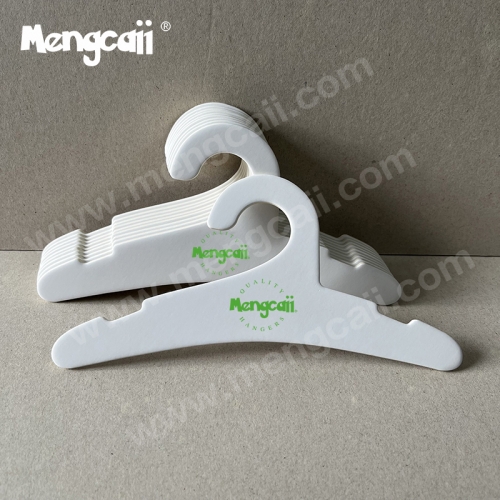 Manufacturers customized 18cm pet clothes paper hanger biodegradable doll paper hanger FSC renewable cardboard small hanger