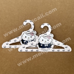 MENGCAII Custom Cartoon Cat Paper Hangers | Eco-Friendly & Premium Display for Apparel Retail