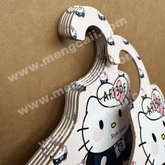 MENGCAII Custom Cartoon Cat Paper Hangers | Eco-Friendly & Premium Display for Apparel Retail