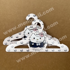MENGCAII Custom Cartoon Cat Paper Hangers | Eco-Friendly & Premium Display for Apparel Retail