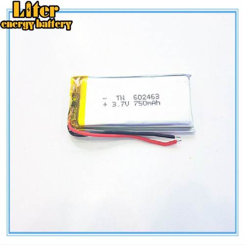 3.7V 750mAH 602463 BIHUADE polymer lithium ion / Li-ion battery for dvr,GPS,mp3,mp4,cell phone,speaker