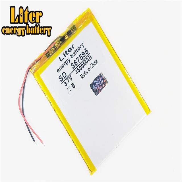 357595 3.7v 4500mah Liter energy battery  Lithium Polymer Battery With Board For Pda Tablet Pcs Digital Products