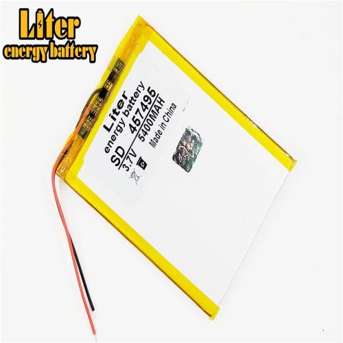 457495 Tablet pc 3.7V,5400mAH BIHUADE (polymer lithium ion battery) Li-ion battery for tablet pc 7 inch 8 inch 9inch