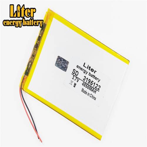 3.7V 4850mAh 3195122 BIHUADE Li-polymer rechargeable Battery Lithium Li-Po for Mobile Power MP5 Tablet PC GPS