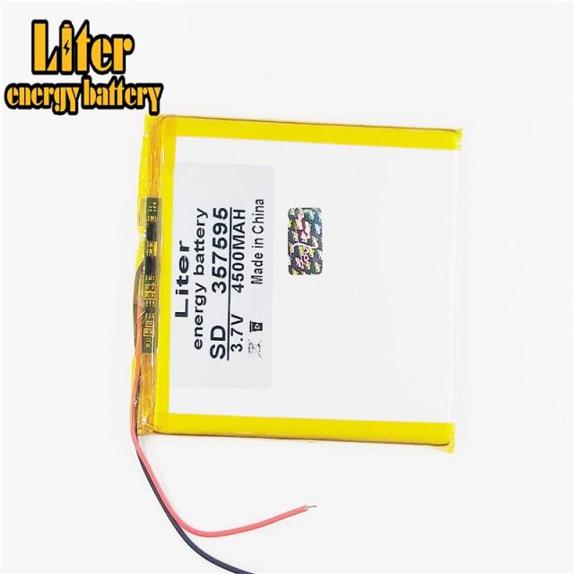 357595 3.7v 4500mah Liter energy battery  Lithium Polymer Battery With Board For Pda Tablet Pcs Digital Products