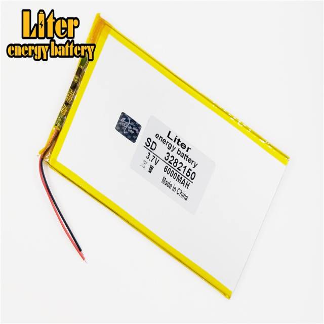 3.7v 6000mah 3282150 Liter energy battery  Li-ion Battery For V88, V971 M9 Tablet Pc