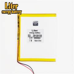 3.7V 5800mAh 39108108 BIHUADE polymer Rechargeable lithium battery For DIY GPS Power bank Tablet PC MID DVD PAD