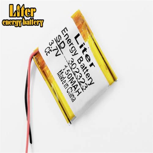 3.7V 150mAh 302323 BIHUADE polymer lithium ion Li-ion battery for blue tooth,GPS,mp3,mp4,toy,speaker